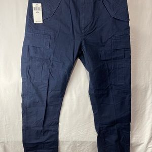 Polo Ralph Lauren Men's Utility Surplus Slim Fit Chino Cargo Pants Navy 32 x 32.